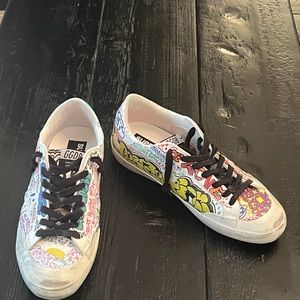 A Golden Goose graffiti style